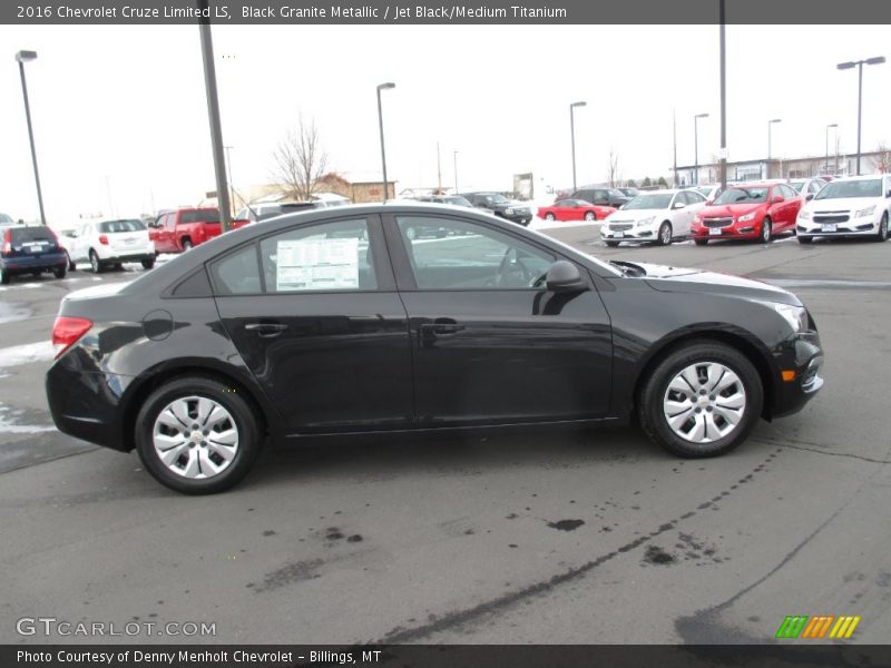 Black Granite Metallic / Jet Black/Medium Titanium 2016 Chevrolet Cruze Limited LS