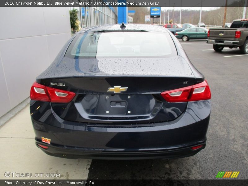 Blue Velvet Metallic / Dark Atmosphere/Medium Ash Gray 2016 Chevrolet Malibu LT