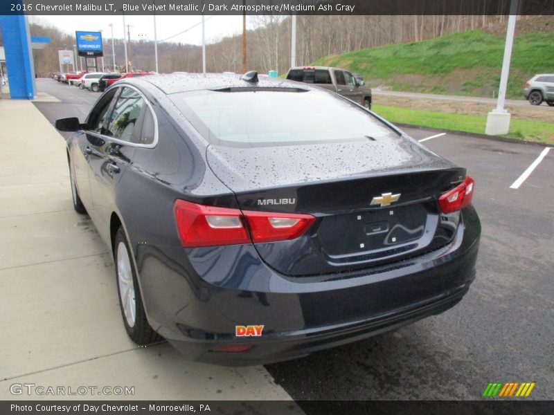 Blue Velvet Metallic / Dark Atmosphere/Medium Ash Gray 2016 Chevrolet Malibu LT