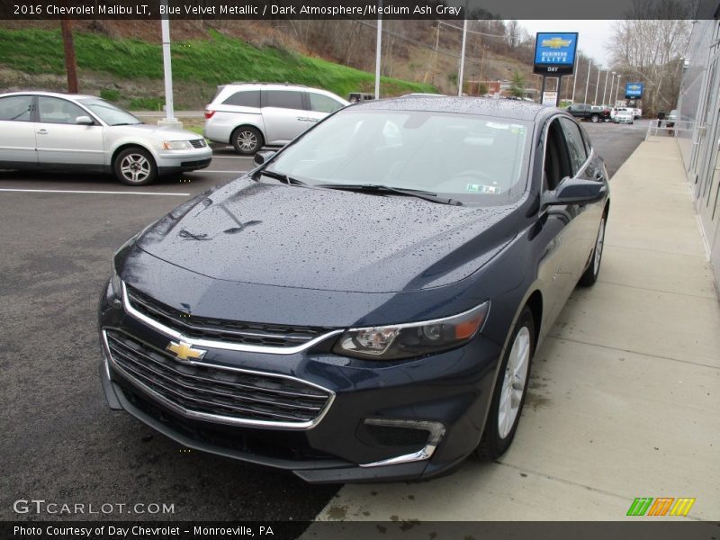 Blue Velvet Metallic / Dark Atmosphere/Medium Ash Gray 2016 Chevrolet Malibu LT