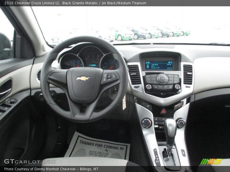 Black Granite Metallic / Jet Black/Medium Titanium 2016 Chevrolet Cruze Limited LS