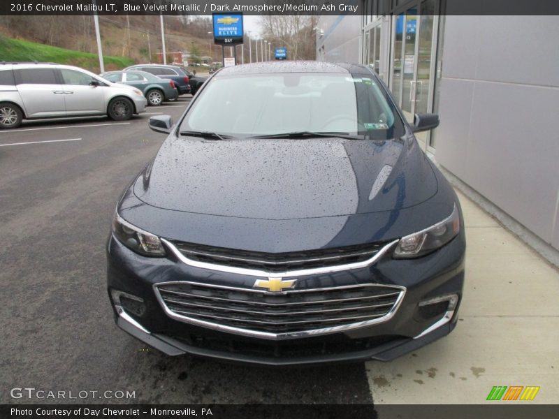 Blue Velvet Metallic / Dark Atmosphere/Medium Ash Gray 2016 Chevrolet Malibu LT