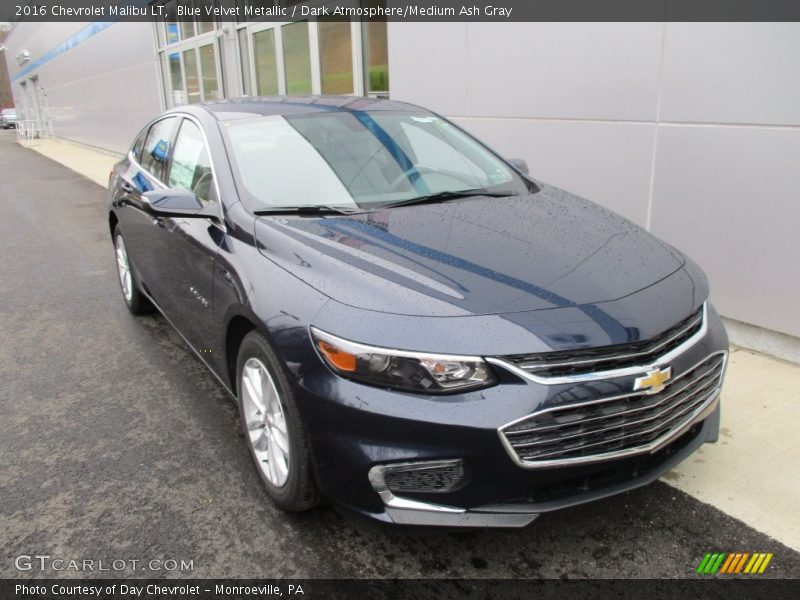 Blue Velvet Metallic / Dark Atmosphere/Medium Ash Gray 2016 Chevrolet Malibu LT