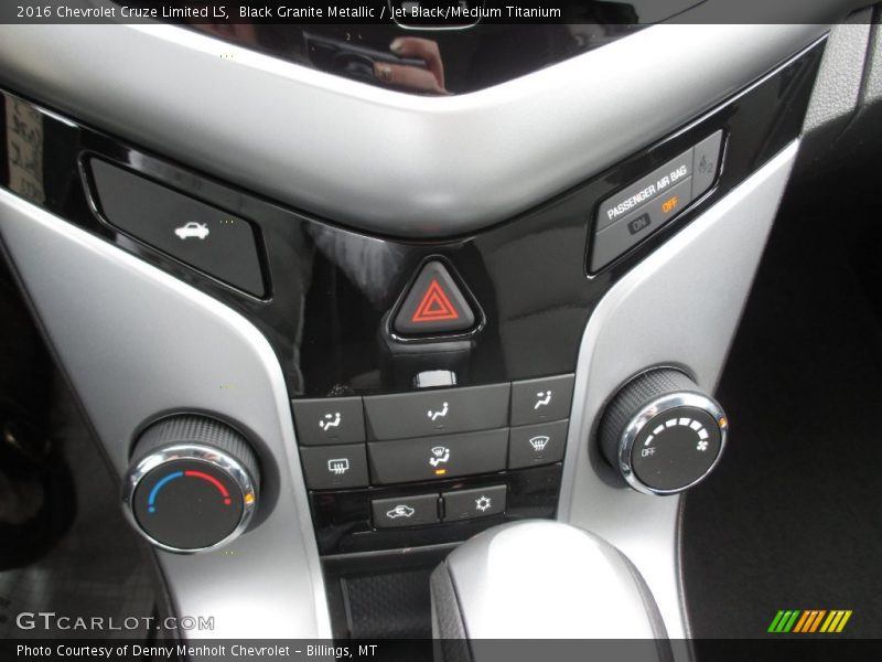 Black Granite Metallic / Jet Black/Medium Titanium 2016 Chevrolet Cruze Limited LS
