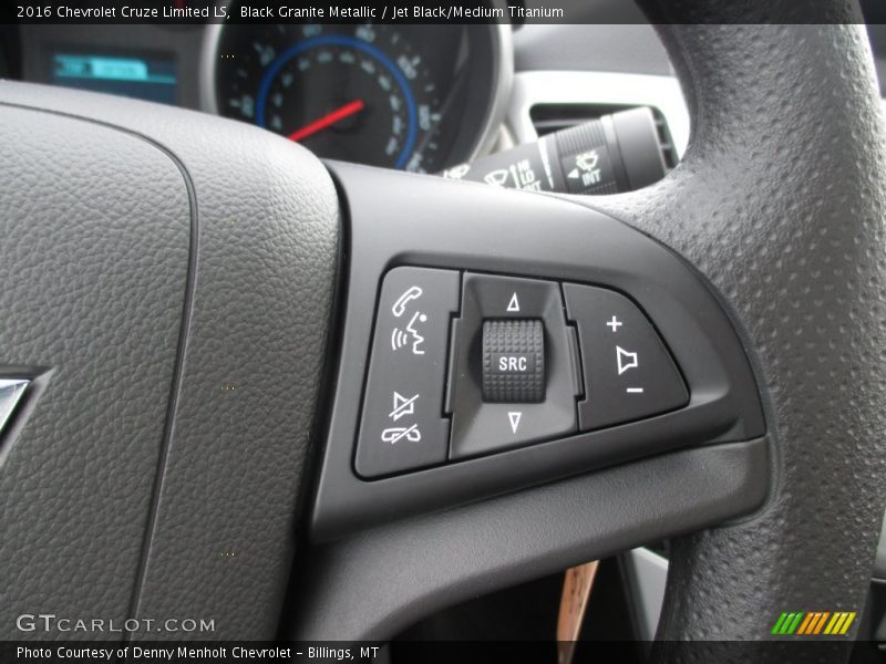 Black Granite Metallic / Jet Black/Medium Titanium 2016 Chevrolet Cruze Limited LS