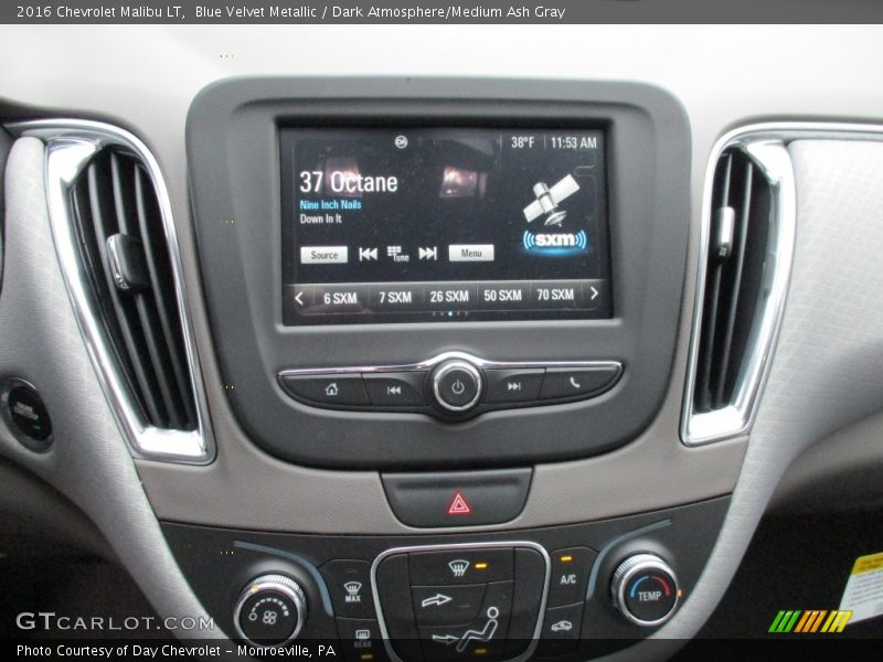 Blue Velvet Metallic / Dark Atmosphere/Medium Ash Gray 2016 Chevrolet Malibu LT