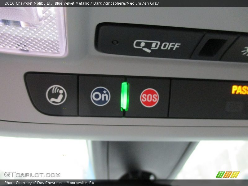 Blue Velvet Metallic / Dark Atmosphere/Medium Ash Gray 2016 Chevrolet Malibu LT