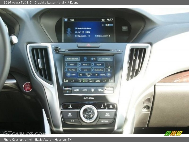 Graphite Luster Metallic / Ebony 2016 Acura TLX 3.5