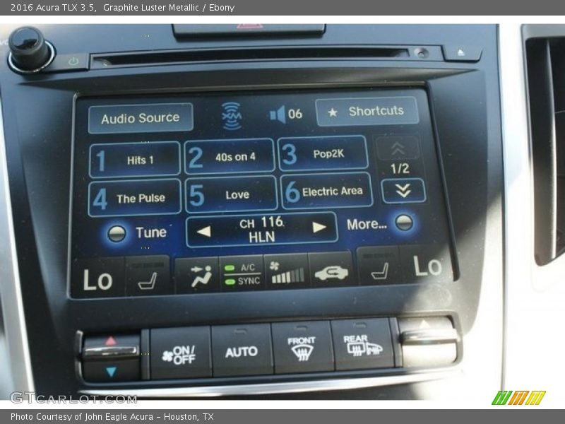 Graphite Luster Metallic / Ebony 2016 Acura TLX 3.5