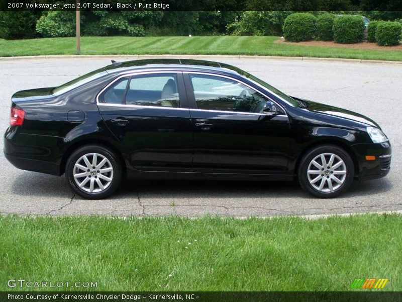 Black / Pure Beige 2007 Volkswagen Jetta 2.0T Sedan