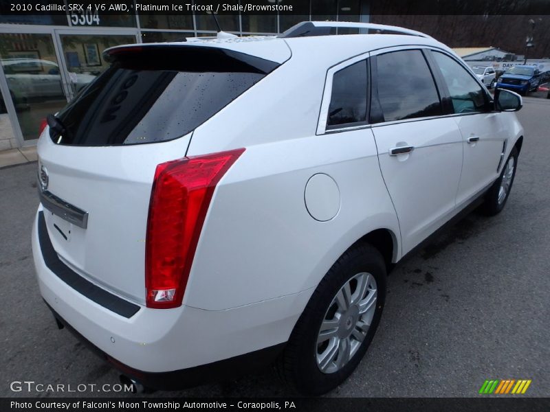 Platinum Ice Tricoat / Shale/Brownstone 2010 Cadillac SRX 4 V6 AWD