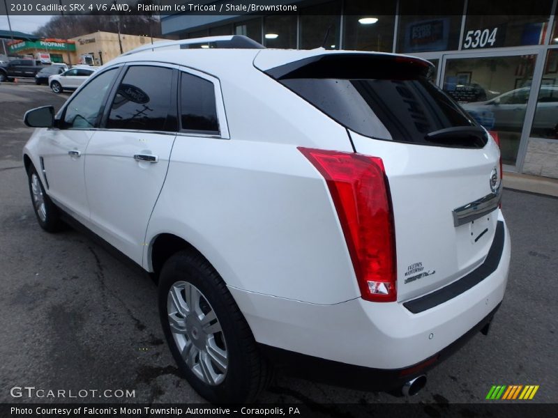 Platinum Ice Tricoat / Shale/Brownstone 2010 Cadillac SRX 4 V6 AWD