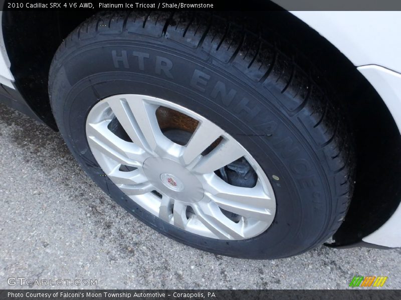 Platinum Ice Tricoat / Shale/Brownstone 2010 Cadillac SRX 4 V6 AWD