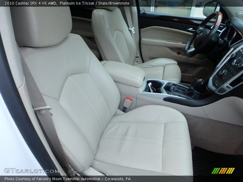 Platinum Ice Tricoat / Shale/Brownstone 2010 Cadillac SRX 4 V6 AWD