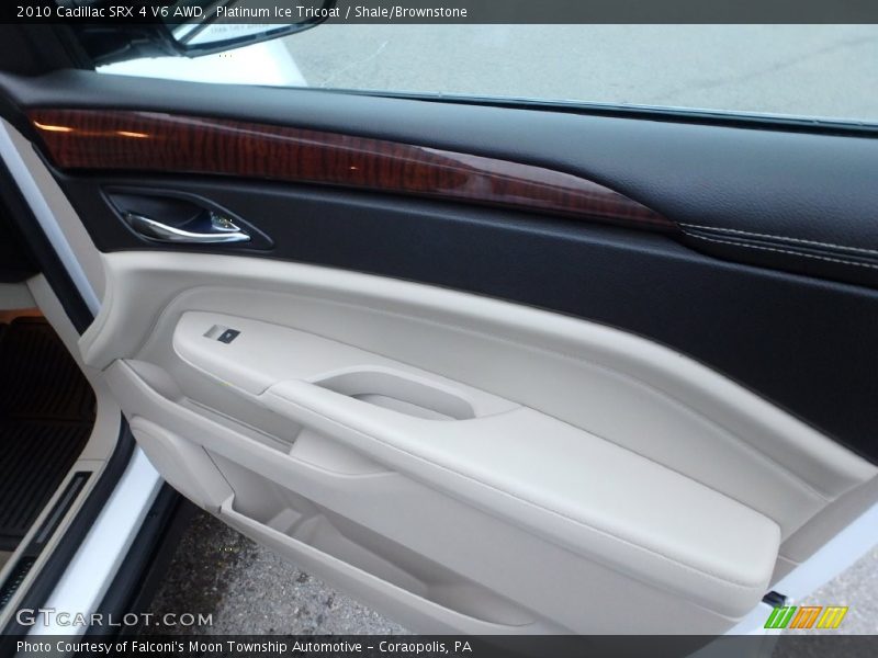Platinum Ice Tricoat / Shale/Brownstone 2010 Cadillac SRX 4 V6 AWD