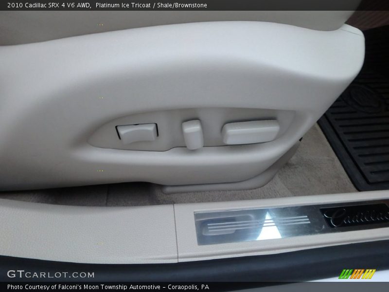 Platinum Ice Tricoat / Shale/Brownstone 2010 Cadillac SRX 4 V6 AWD