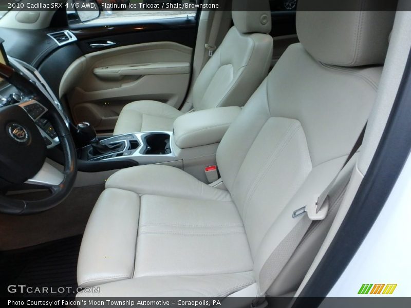 Platinum Ice Tricoat / Shale/Brownstone 2010 Cadillac SRX 4 V6 AWD