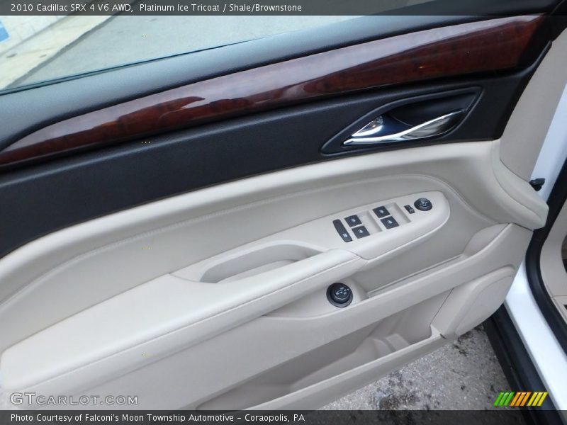 Platinum Ice Tricoat / Shale/Brownstone 2010 Cadillac SRX 4 V6 AWD