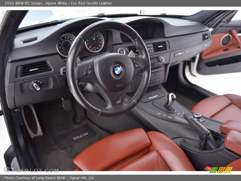  2009 M3 Sedan Fox Red Novillo Leather Interior