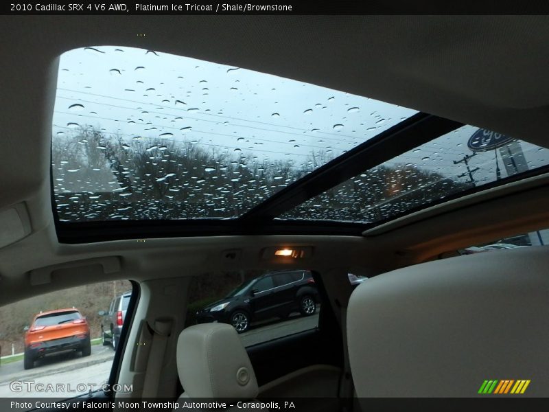 Platinum Ice Tricoat / Shale/Brownstone 2010 Cadillac SRX 4 V6 AWD
