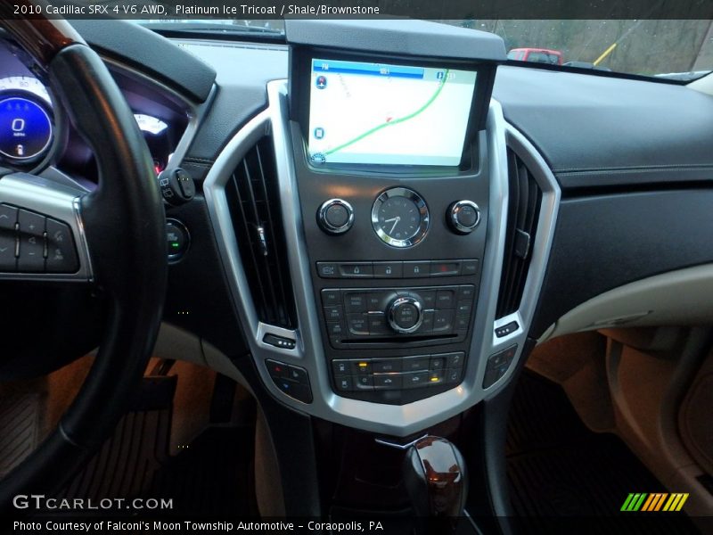 Platinum Ice Tricoat / Shale/Brownstone 2010 Cadillac SRX 4 V6 AWD