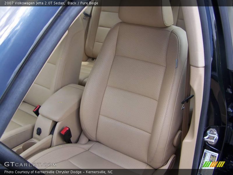 Black / Pure Beige 2007 Volkswagen Jetta 2.0T Sedan