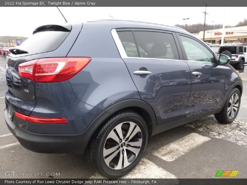 Twilight Blue / Alpine Gray 2012 Kia Sportage EX