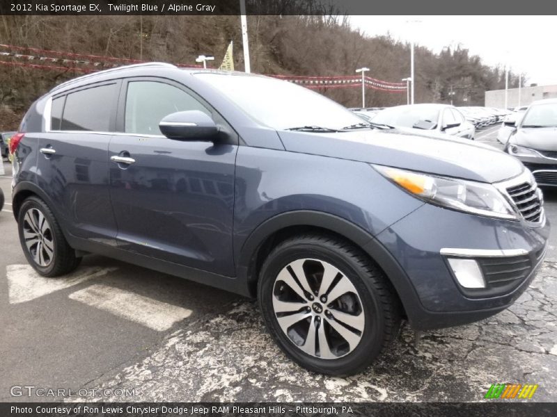 Twilight Blue / Alpine Gray 2012 Kia Sportage EX
