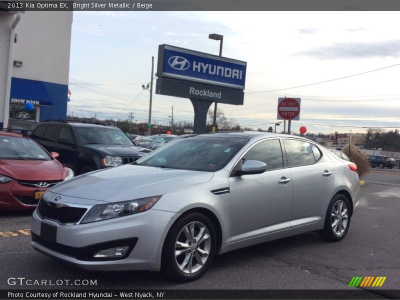 Bright Silver Metallic / Beige 2013 Kia Optima EX