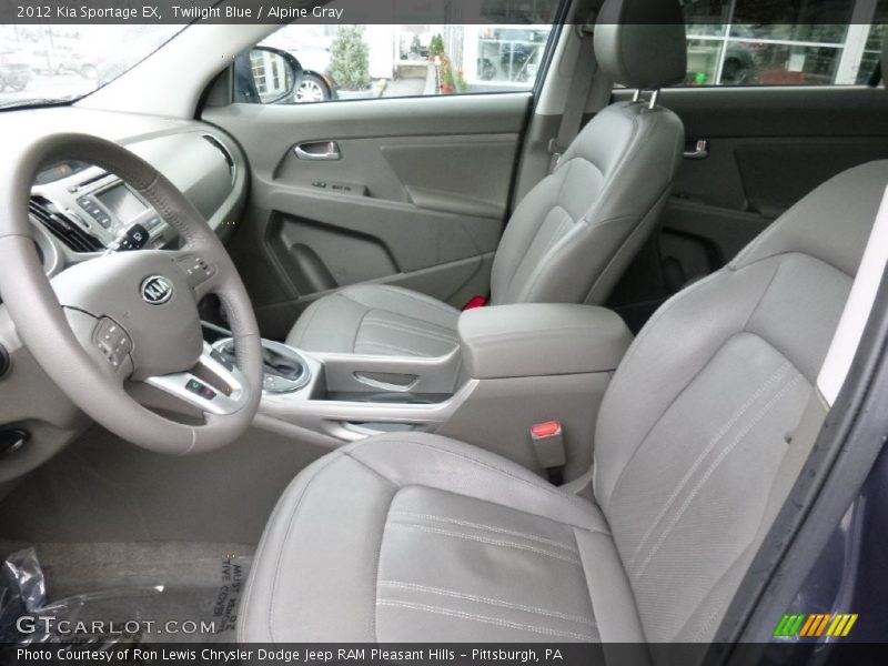 Twilight Blue / Alpine Gray 2012 Kia Sportage EX