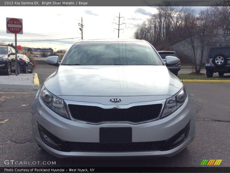 Bright Silver Metallic / Beige 2013 Kia Optima EX