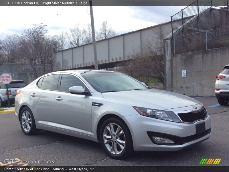 Bright Silver Metallic / Beige 2013 Kia Optima EX