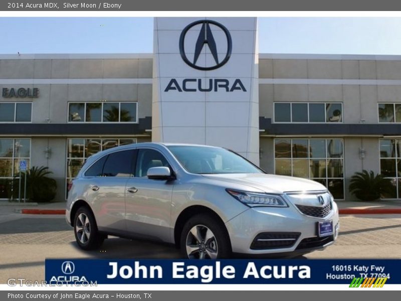Silver Moon / Ebony 2014 Acura MDX