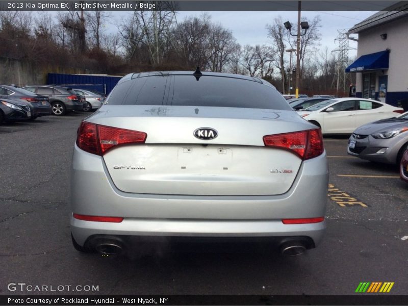 Bright Silver Metallic / Beige 2013 Kia Optima EX