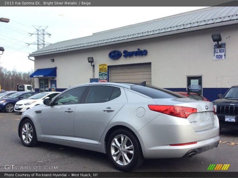 Bright Silver Metallic / Beige 2013 Kia Optima EX