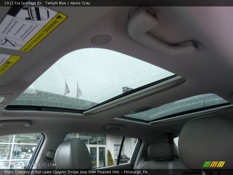 Twilight Blue / Alpine Gray 2012 Kia Sportage EX
