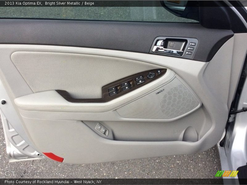 Bright Silver Metallic / Beige 2013 Kia Optima EX
