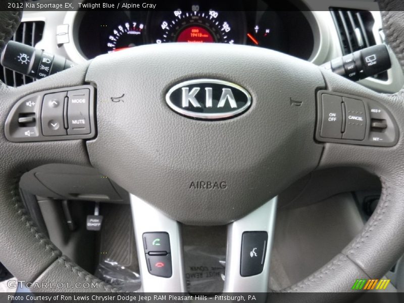 Twilight Blue / Alpine Gray 2012 Kia Sportage EX