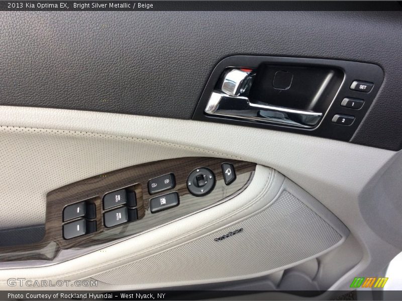Bright Silver Metallic / Beige 2013 Kia Optima EX