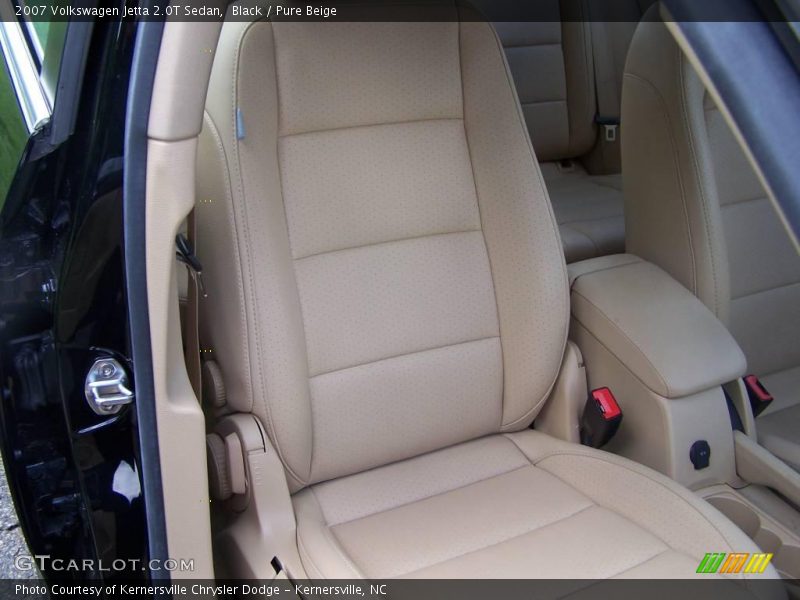 Black / Pure Beige 2007 Volkswagen Jetta 2.0T Sedan