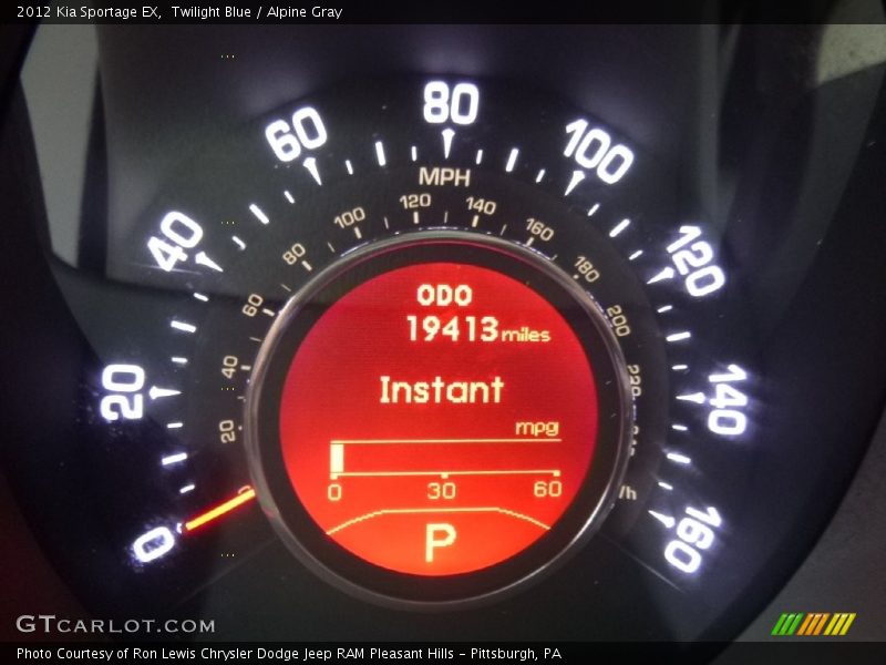 Twilight Blue / Alpine Gray 2012 Kia Sportage EX