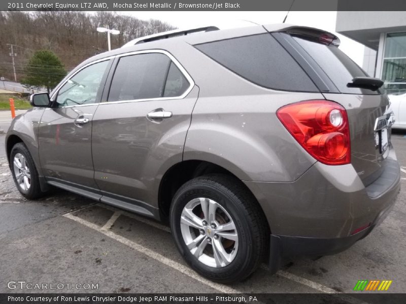 Mocha Steel Metallic / Brownstone/Jet Black 2011 Chevrolet Equinox LTZ AWD