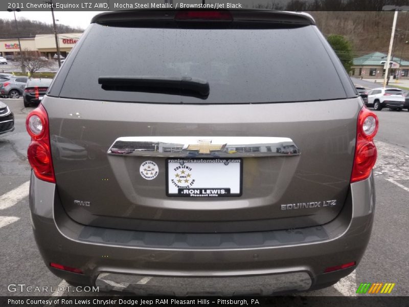 Mocha Steel Metallic / Brownstone/Jet Black 2011 Chevrolet Equinox LTZ AWD