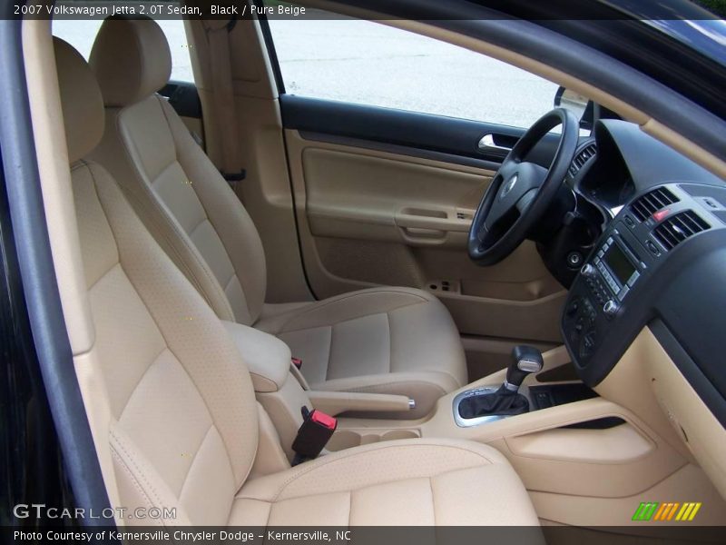 Black / Pure Beige 2007 Volkswagen Jetta 2.0T Sedan