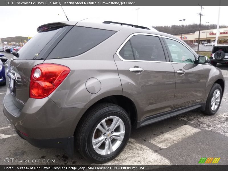 Mocha Steel Metallic / Brownstone/Jet Black 2011 Chevrolet Equinox LTZ AWD