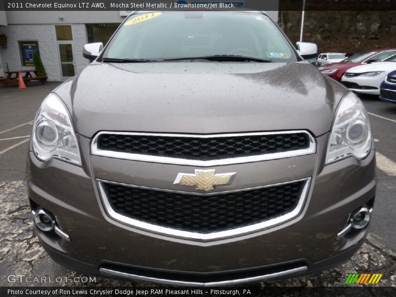 Mocha Steel Metallic / Brownstone/Jet Black 2011 Chevrolet Equinox LTZ AWD