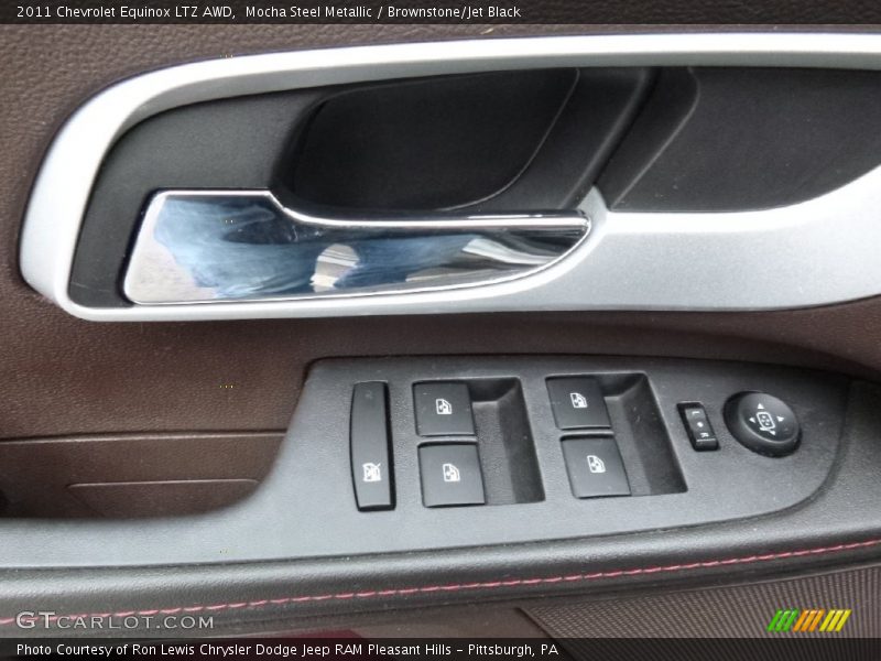 Mocha Steel Metallic / Brownstone/Jet Black 2011 Chevrolet Equinox LTZ AWD