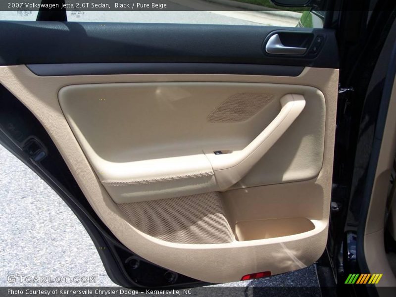 Black / Pure Beige 2007 Volkswagen Jetta 2.0T Sedan