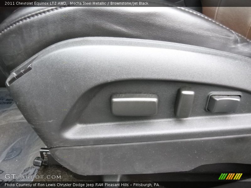 Mocha Steel Metallic / Brownstone/Jet Black 2011 Chevrolet Equinox LTZ AWD