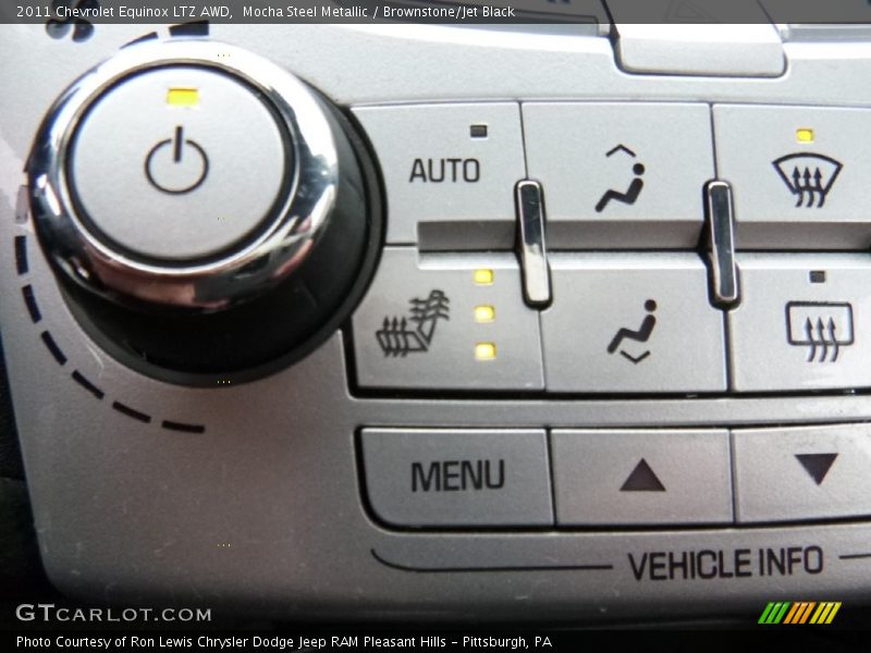 Mocha Steel Metallic / Brownstone/Jet Black 2011 Chevrolet Equinox LTZ AWD